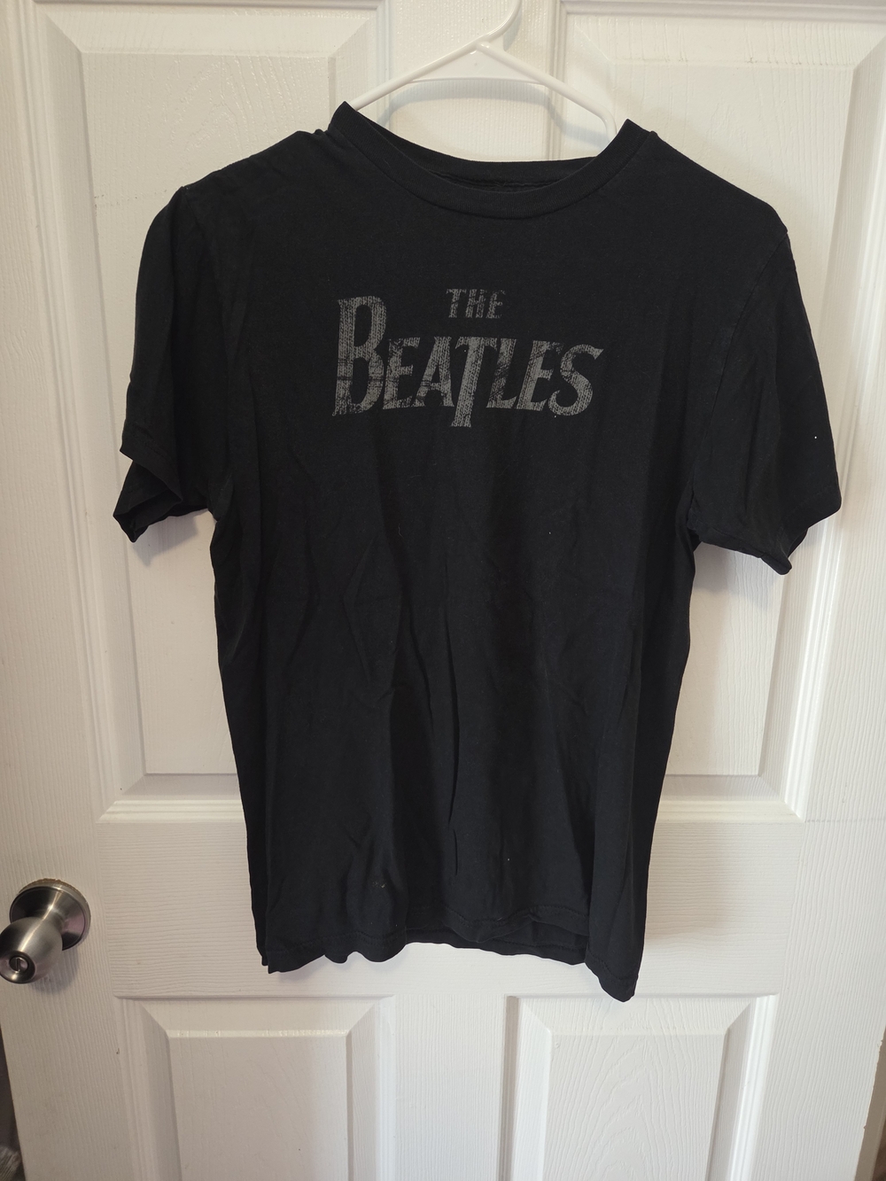 The Beatles Black Logo Tee